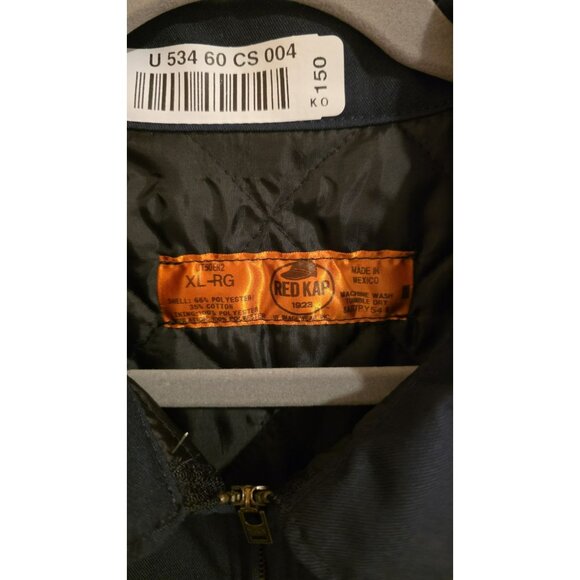 RED KAP MENS ENHANCED VISIBILITY PERMALINED PANEL JACKET SIZE XL Workwear - Picture 3 of 12